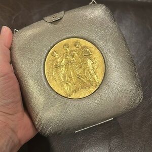 Rosenfeld Vintage Gilt Metal Purse 5 1/2” x 5 1/2”